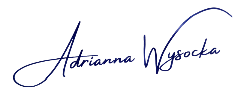 Podpis Adrianna Wysocka