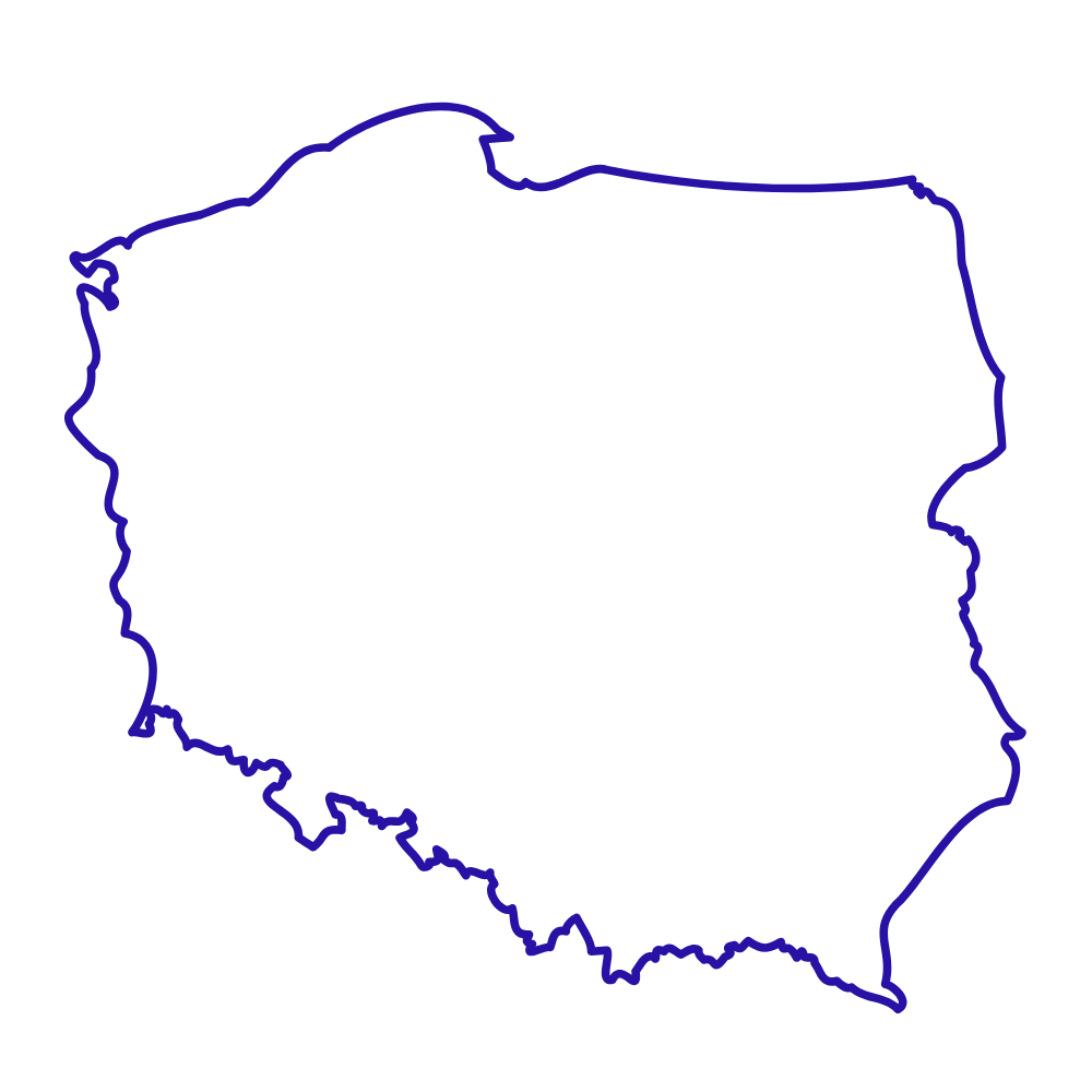 Mapa Polski